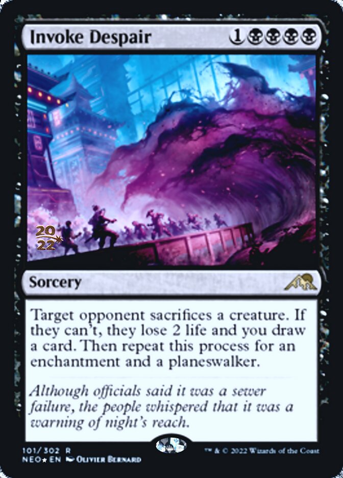 Invoke Despair [Kamigawa: Neon Dynasty Prerelease Promos] | GnG Games