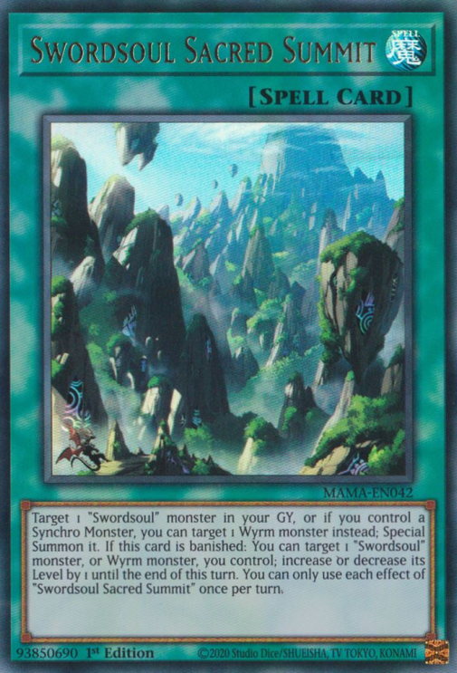 Swordsoul Sacred Summit [MAMA-EN042] Ultra Rare | GnG Games