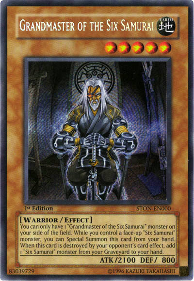 Grandmaster of the Six Samurai [STON-EN000] Secret Rare | GnG Games