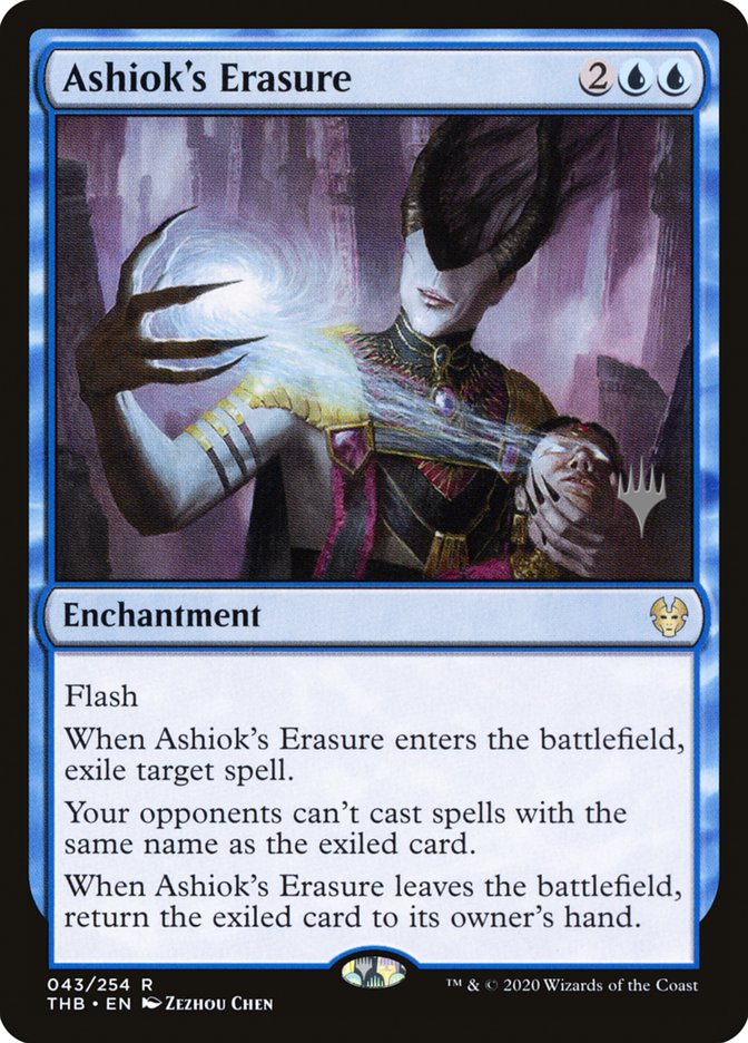 Ashiok's Erasure (Promo Pack) [Theros Beyond Death Promos] | GnG Games