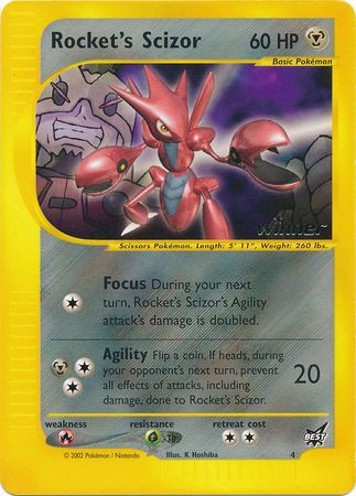 Rocket's Scizor (4) (Winner) [Best of Promos] | GnG Games