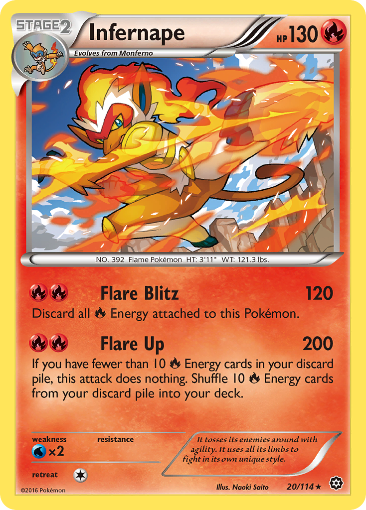 Infernape (20/114) [XY: Steam Siege] | GnG Games