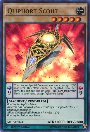 Qliphort Scout [MP15-EN144] Ultra Rare | GnG Games