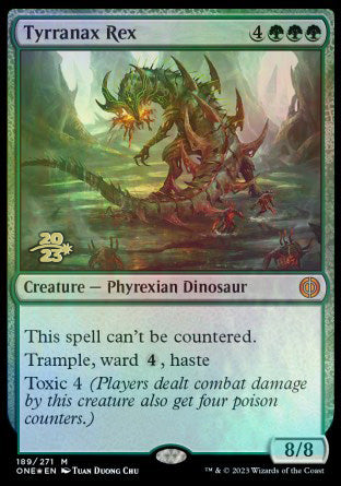 Tyrranax Rex [Phyrexia: All Will Be One Prerelease Promos] | GnG Games