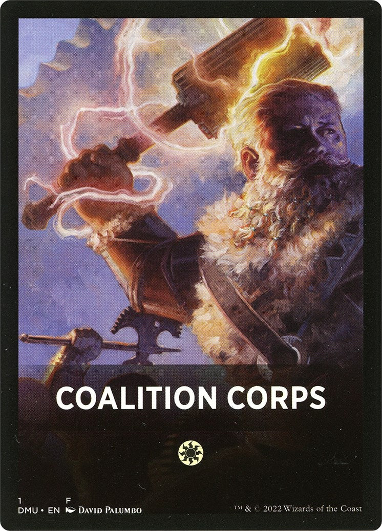 Coalition Corps Theme Card [Dominaria United Tokens] | GnG Games