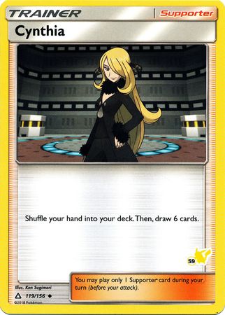 Cynthia (119/156) (Pikachu Stamp #59) [Battle Academy 2020] | GnG Games