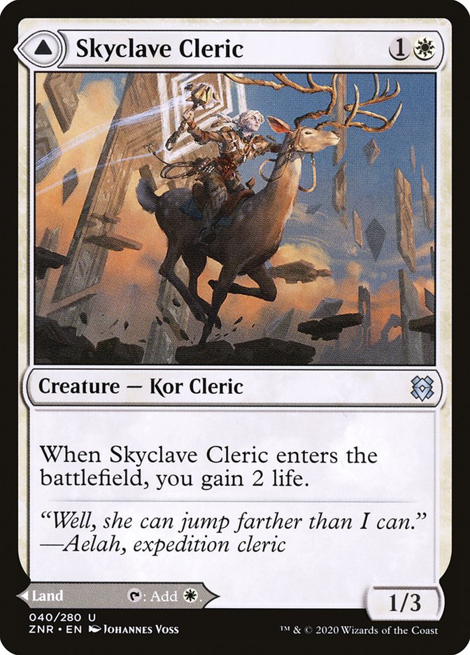 Skyclave Cleric // Skyclave Basilica [Zendikar Rising] | GnG Games
