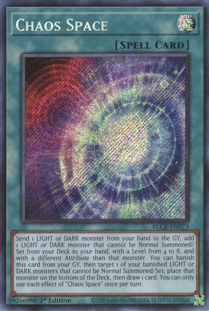 Chaos Space [BLCR-EN073] Secret Rare | GnG Games