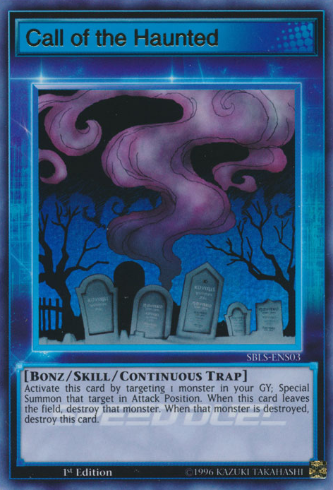 Call of the Haunted (Skill Card) [SBLS-ENS03] Ultra Rare | GnG Games