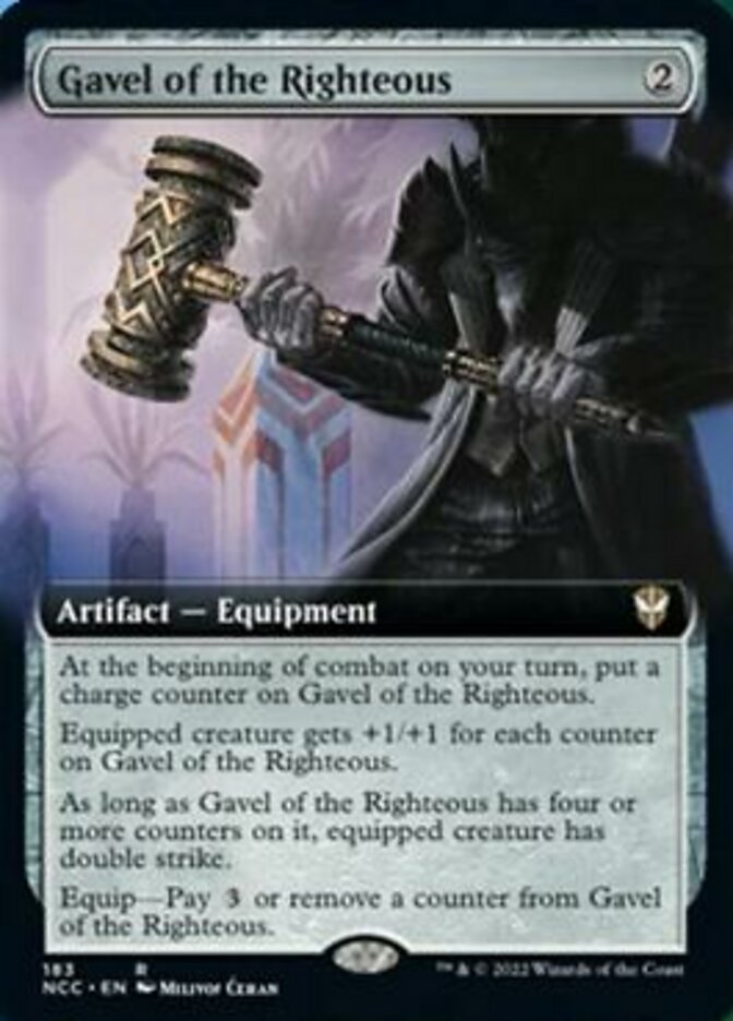 Gavel of the Righteous (Extended Art) [Streets of New Capenna Commander] | GnG Games