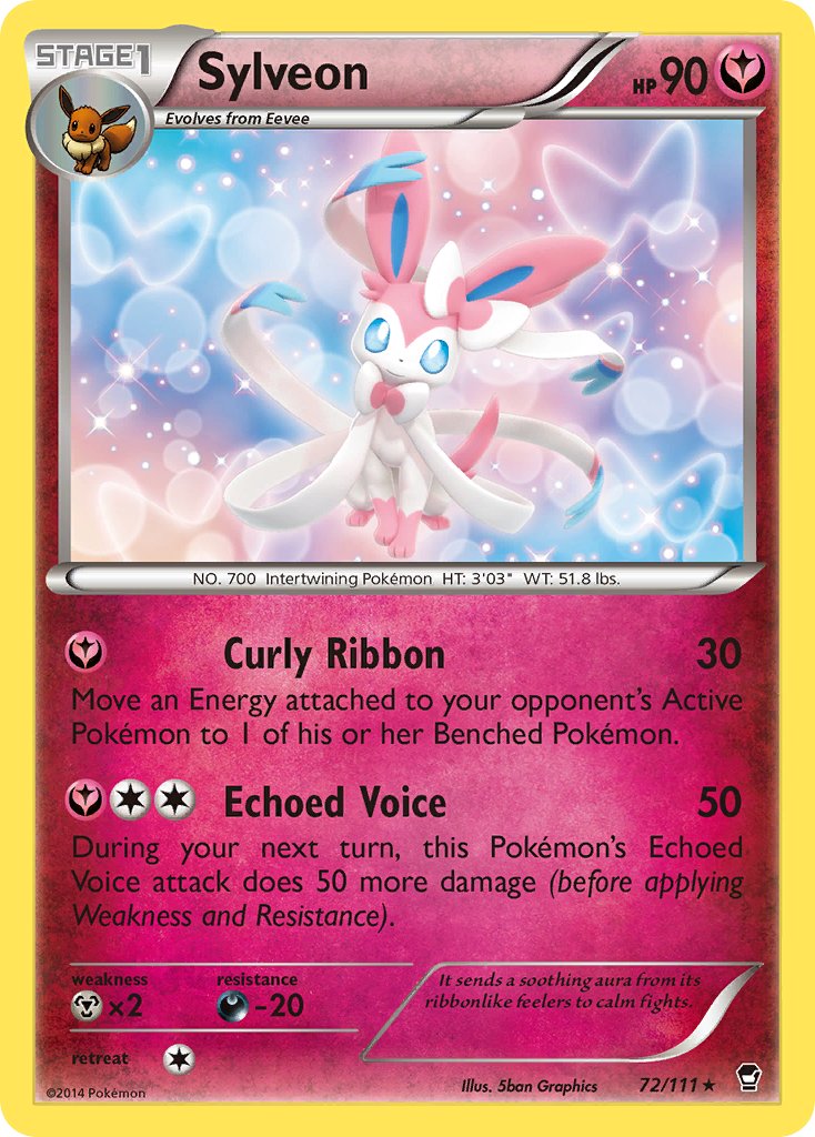 Sylveon (72/111) (Theme Deck Exclusive) [XY: Furious Fists] | GnG Games