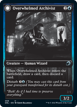 Overwhelmed Archivist // Archive Haunt [Innistrad: Double Feature] | GnG Games