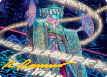 Satsuki, the Living Lore Art Card (Gold-Stamped Signature) [Kamigawa: Neon Dynasty Art Series] | GnG Games