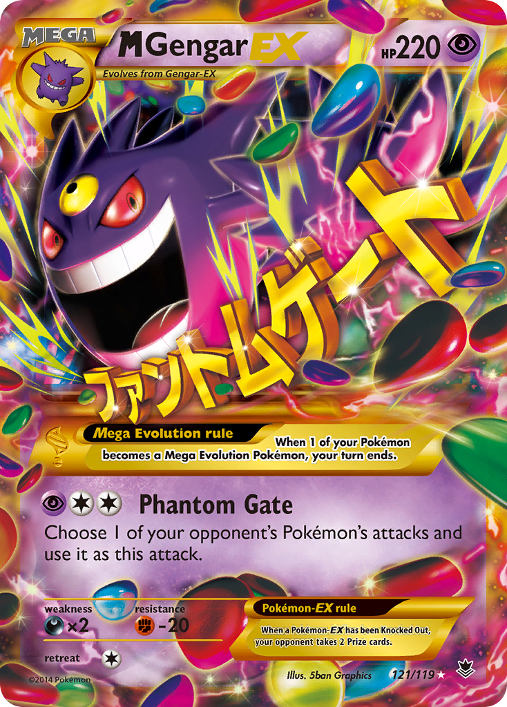 M Gengar EX (121/119) [XY: Phantom Forces] | GnG Games