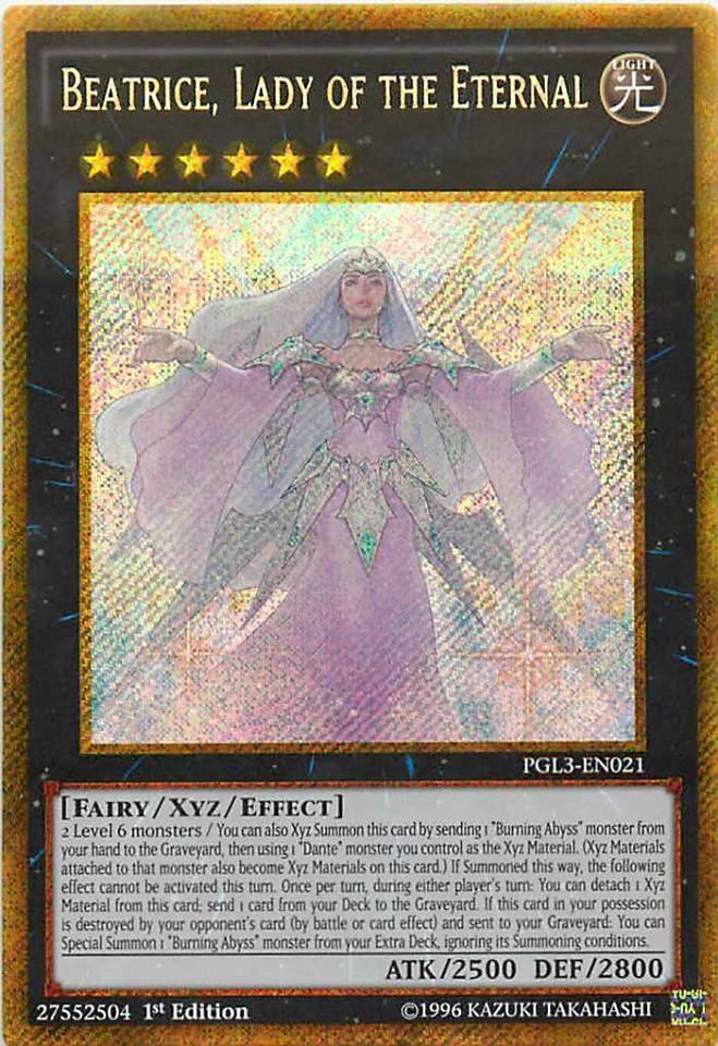 Beatrice, Lady of the Eternal [PGL3-EN021] Gold Secret Rare | GnG Games