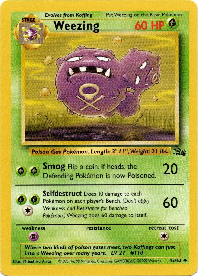 Weezing (45/62) [Fossil Unlimited] | GnG Games