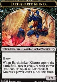 Earthshaker Khenra // Cat Double-sided Token [Hour of Devastation Tokens] | GnG Games