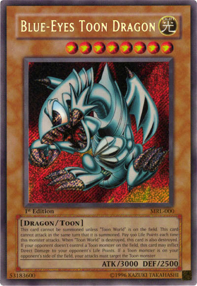 Blue-Eyes Toon Dragon [MRL-000] Secret Rare | GnG Games