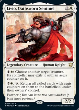 Livio, Oathsworn Sentinel [Commander Legends] | GnG Games