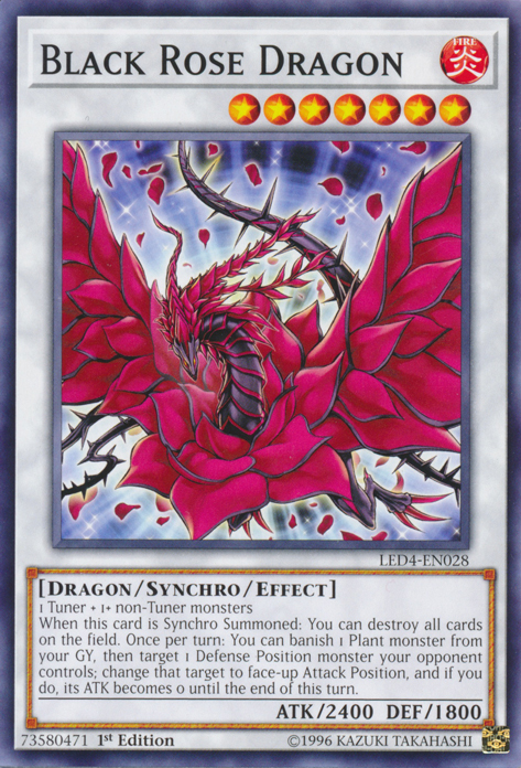 Black Rose Dragon [LED4-EN028] Common | GnG Games