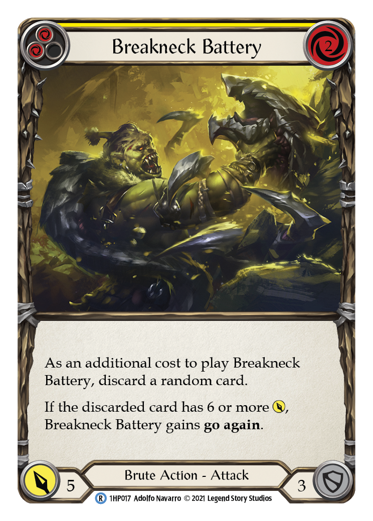 Breakneck Battery (Yellow) [1HP017] | GnG Games