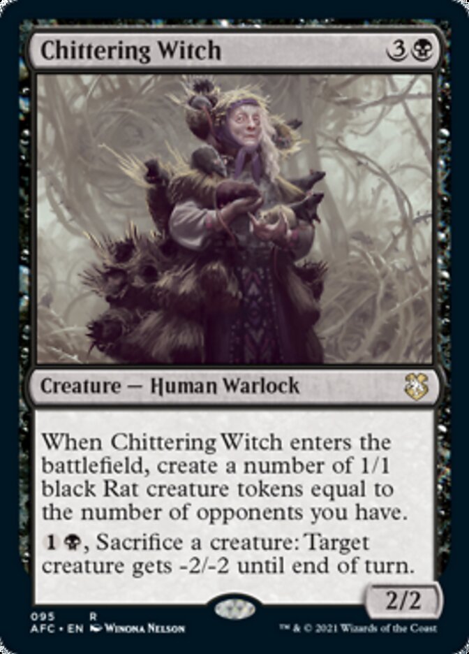 Chittering Witch [Dungeons & Dragons: Adventures in the Forgotten Realms Commander] | GnG Games