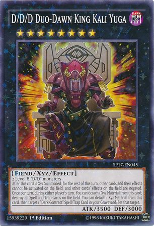 D/D/D Duo-Dawn King Kali Yuga (Starfoil) [SP17-EN045] Starfoil Rare | GnG Games