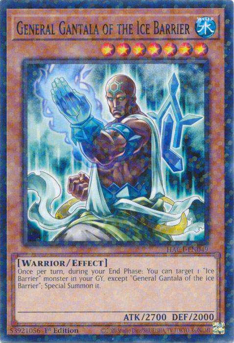 General Gantala of the Ice Barrier (Duel Terminal) [HAC1-EN049] Common | GnG Games