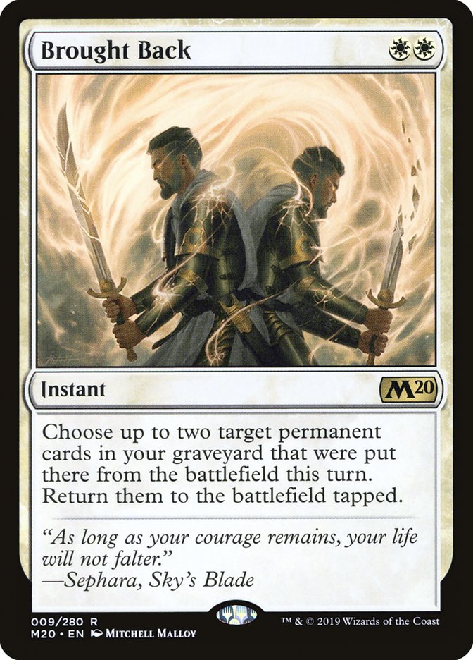 Brought Back [Core Set 2020] | GnG Games