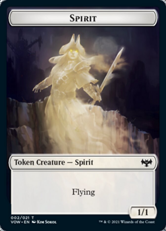 Spirit Token (002) [Innistrad: Crimson Vow Tokens] | GnG Games