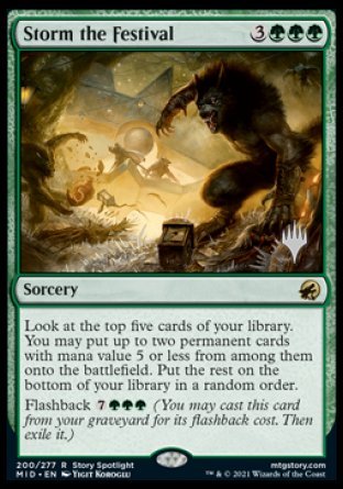 Storm the Festival (Promo Pack) [Innistrad: Midnight Hunt Promos] | GnG Games