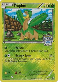 Tropius (5/101) (National Championship Promo) [Black & White: Plasma Blast] | GnG Games