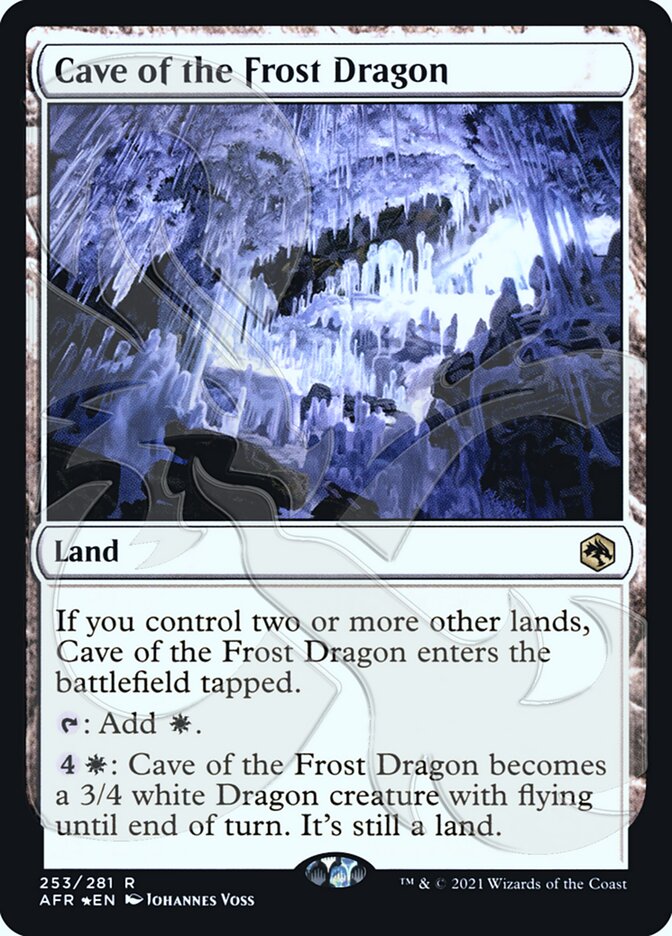 Cave of the Frost Dragon (Ampersand Promo) [Dungeons & Dragons: Adventures in the Forgotten Realms Promos] | GnG Games