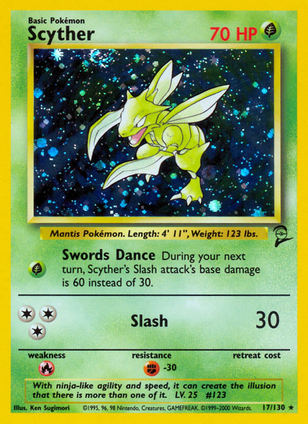 Scyther (17/130) [Base Set 2] | GnG Games