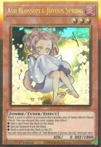 Ash Blossom & Joyous Spring (Alternate Art) [MAGO-EN011] Gold Rare | GnG Games