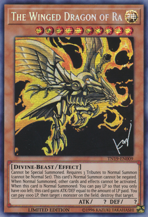 The Winged Dragon of Ra [TN19-EN009] Prismatic Secret Rare | GnG Games