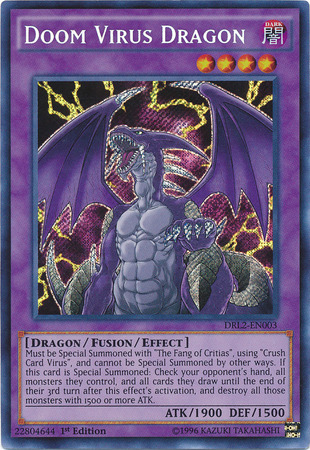 Doom Virus Dragon [DRL2-EN003] Secret Rare | GnG Games