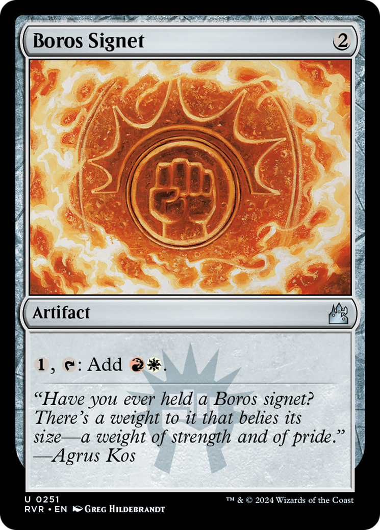 Boros Signet [Ravnica Remastered] | GnG Games