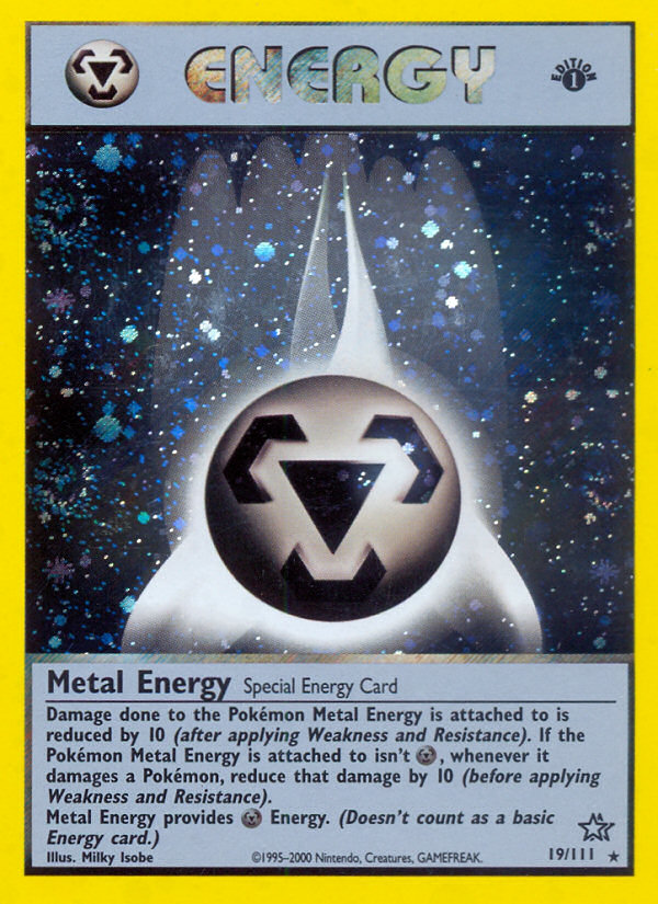 Metal Energy (19/111) [Neo Genesis 1st Edition] | GnG Games