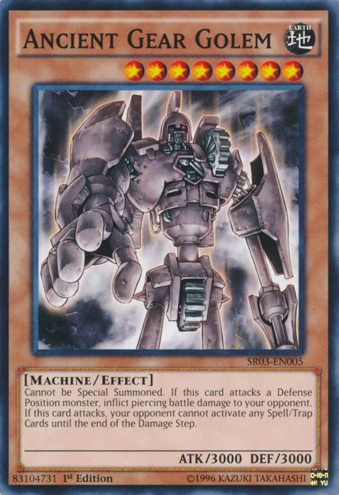 Ancient Gear Golem [SR03-EN005] Common | GnG Games