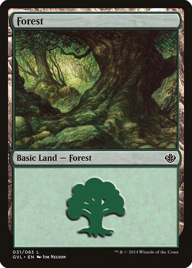 Forest (31) (Garruk vs. Liliana) [Duel Decks Anthology] | GnG Games