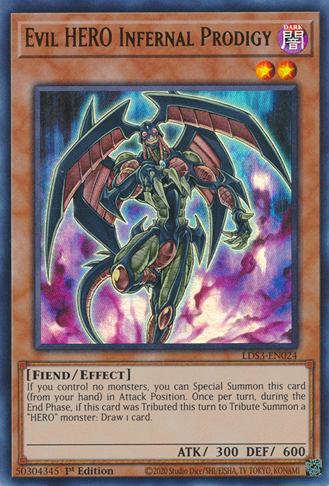Evil HERO Infernal Prodigy [LDS3-EN024] Ultra Rare | GnG Games