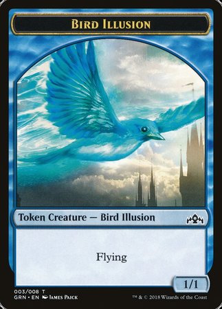 Bird Illusion Token [Guilds of Ravnica Tokens] | GnG Games
