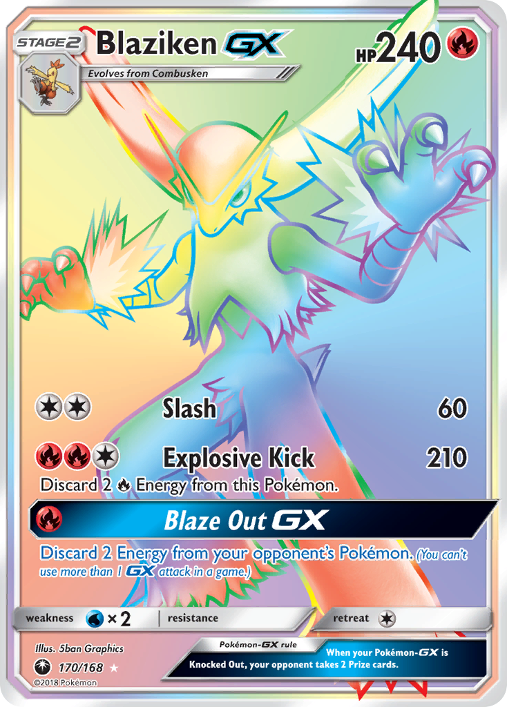 Blaziken GX (170/168) [Sun & Moon: Celestial Storm] | GnG Games