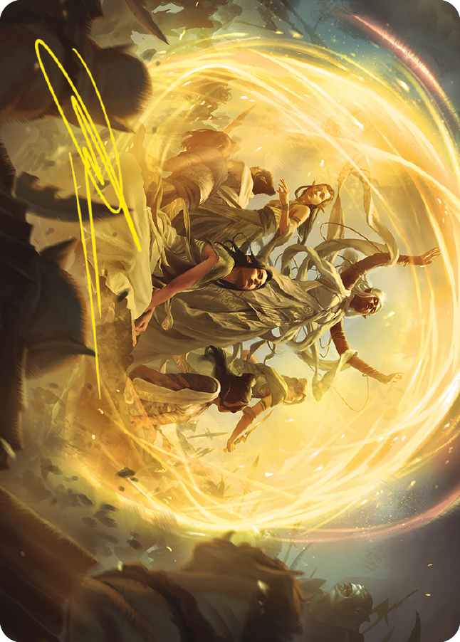 Heroic Intervention Art Card (Gold-Stamped Signature) [The Lord of the Rings: Tales of Middle-earth Art Series] | GnG Games