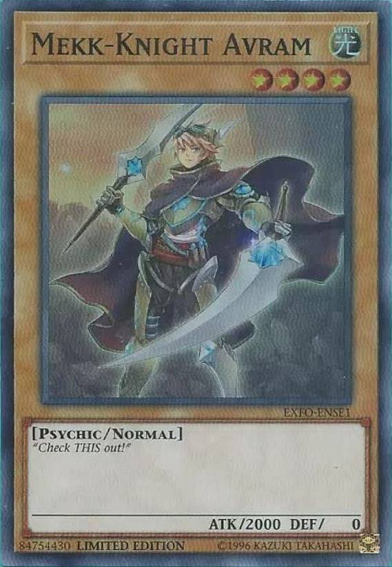 Mekk-Knight Avram [EXFO-ENSE1] Super Rare | GnG Games