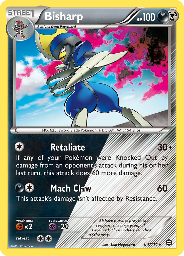 Bisharp (64/114) [XY: Steam Siege] | GnG Games