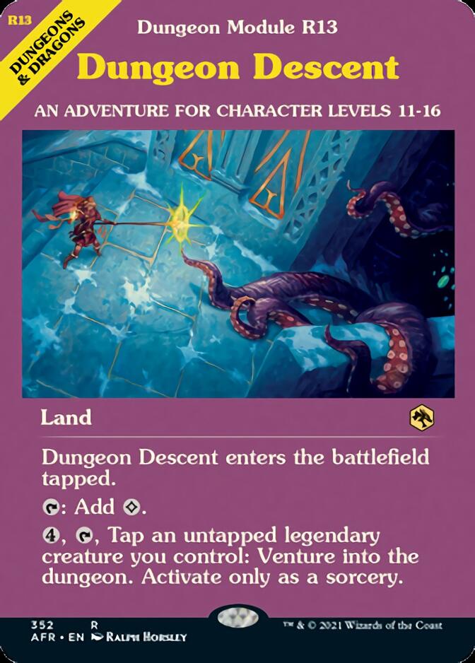 Dungeon Descent (Dungeon Module) [Dungeons & Dragons: Adventures in the Forgotten Realms] | GnG Games