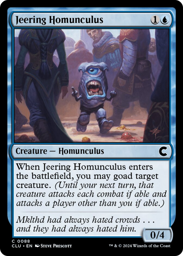 Jeering Homunculus [Ravnica: Clue Edition] | GnG Games