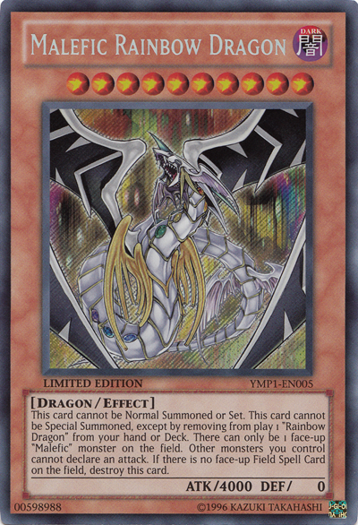 Malefic Rainbow Dragon [YMP1-EN005] Secret Rare | GnG Games